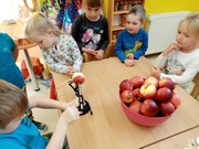 Jablíčkohraní - loupání, krájení a sušení jablíček