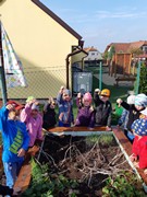 Sklízíme úrodu ze školní zahrádky