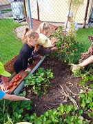 Pracujeme na školní zahradě