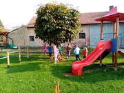 Školní zahrada na podzim