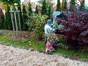 Školní zahrada na podzim