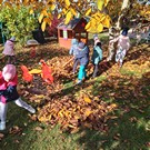 Pracujeme na zahrádce na podzim