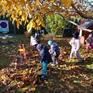 Pracujeme na zahrádce na podzim