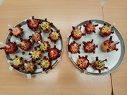 Vánoční svícínek z jablíčka