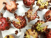 Vánoční svícínek z jablíčka